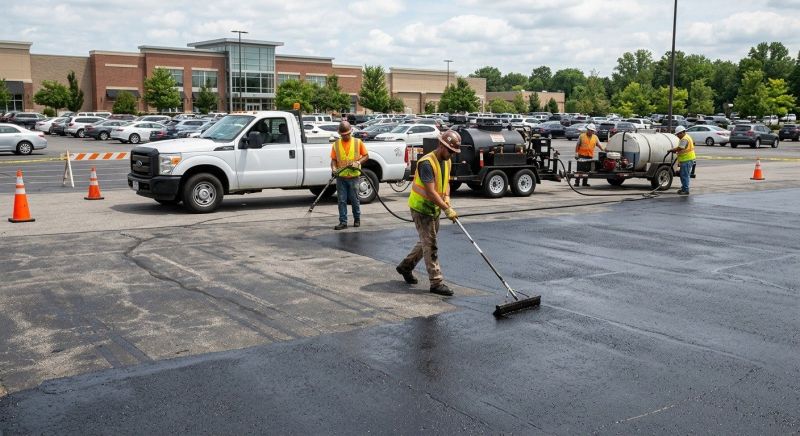 Parking Lot Sealcoating in Fort Collins, CO