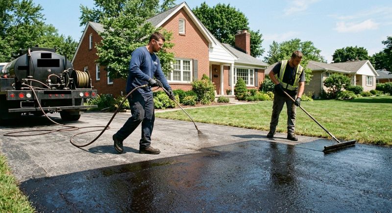 Tar Driveway Sealing in Grand Rapids, MI