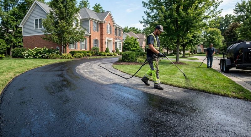 Asphalt Driveway Sealing in Columbus, OH