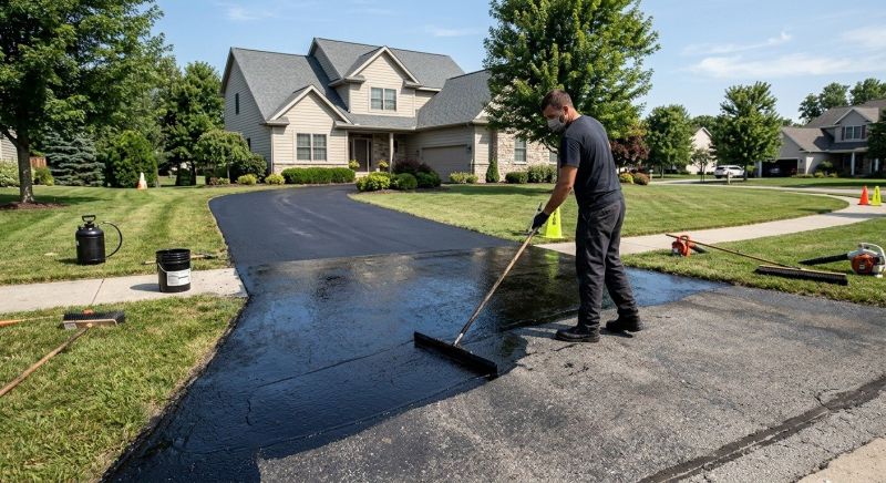 Asphalt Driveway Sealing in Miami Dade County, FL
